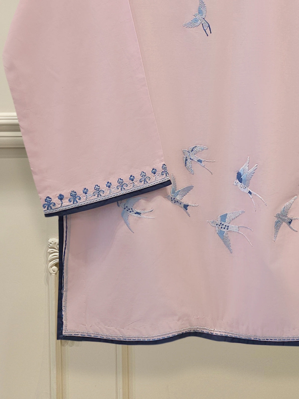 2 Piece - Embroidered Cambric Suit WS00330