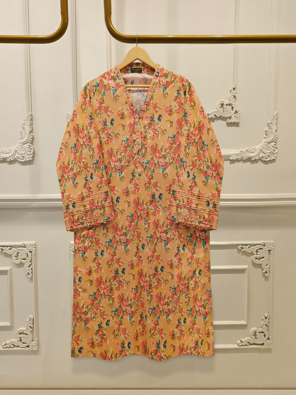 Digital Printed Lawn Shirt S114240
