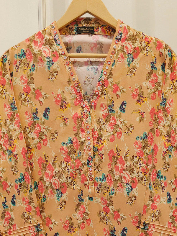 Digital Printed Lawn Shirt S114240
