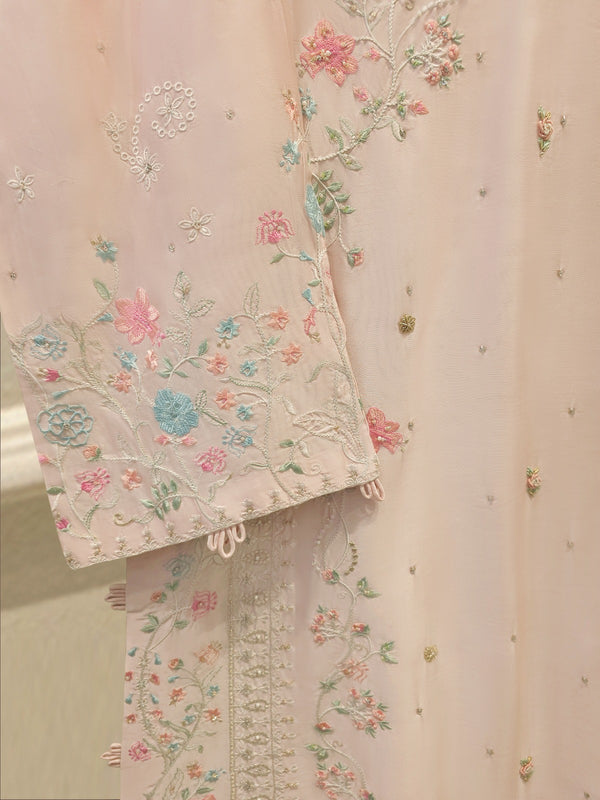2 Piece- Pure Sheesha Silk Embroidered Suit S115316