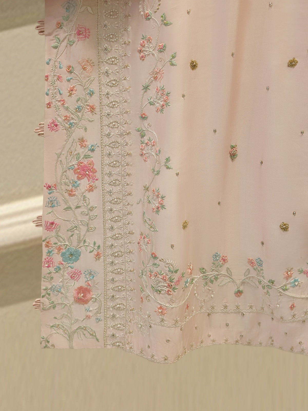 2 Piece- Pure Sheesha Silk Embroidered Suit S115316