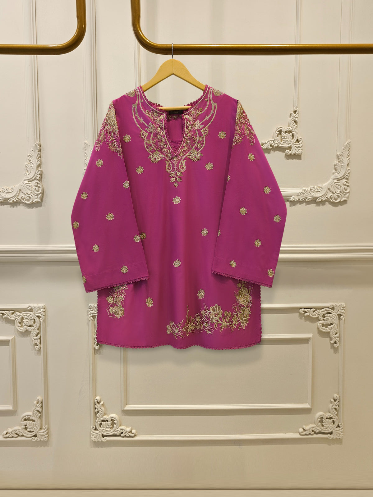 2 Piece - Embroidered Cambric Suit S114404