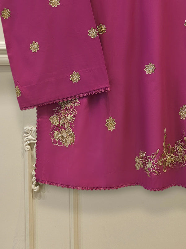 2 Piece - Embroidered Cambric Suit S114404