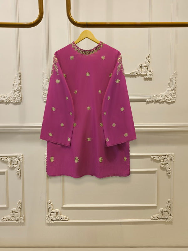 2 Piece - Embroidered Cambric Suit S114404