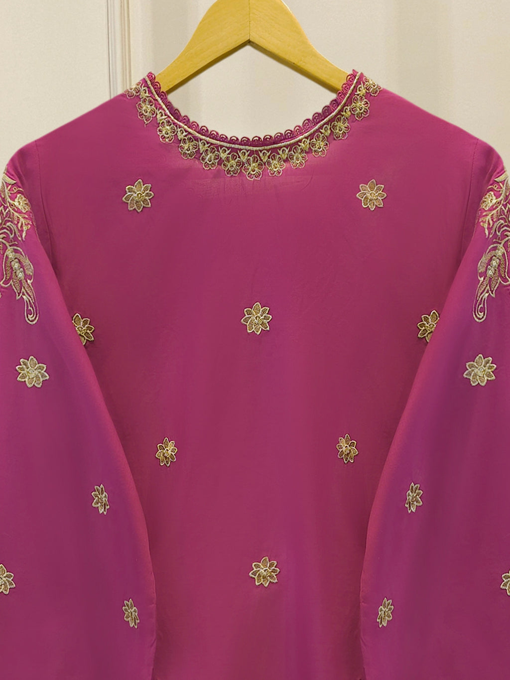 2 Piece - Embroidered Cambric Suit S114404