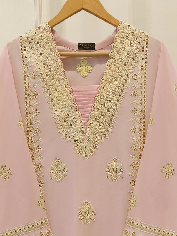 2 Piece - Embroidered Cambric Suit S115058