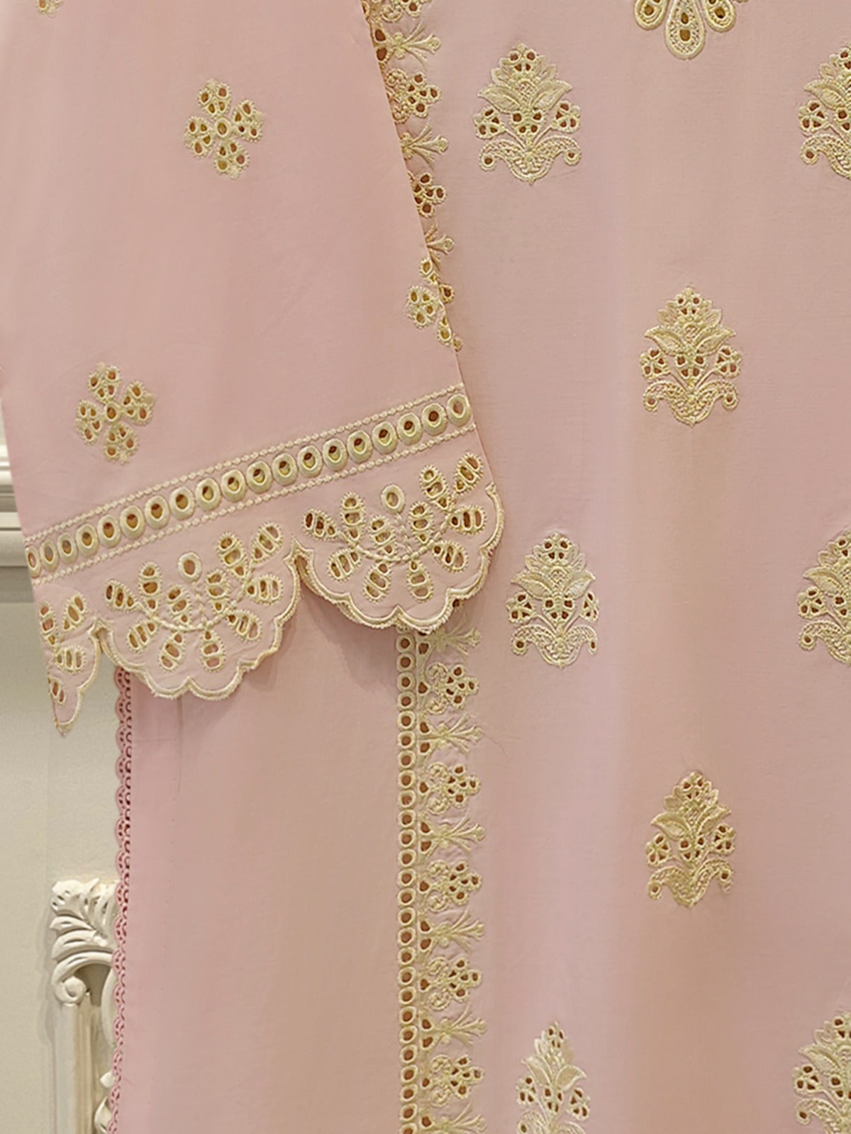 2 Piece - Embroidered Cambric Suit S115058