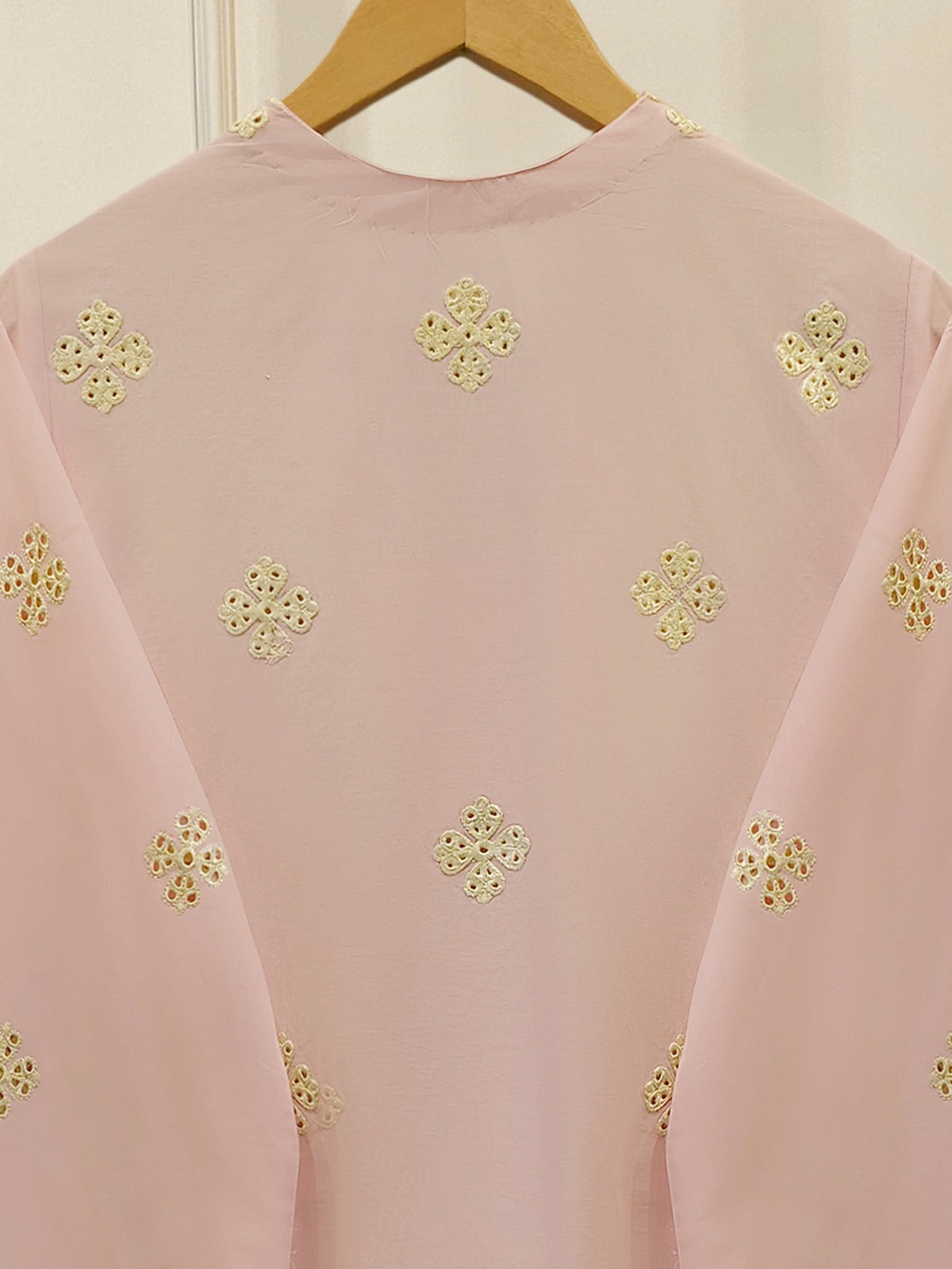 2 Piece - Embroidered Cambric Suit S115058