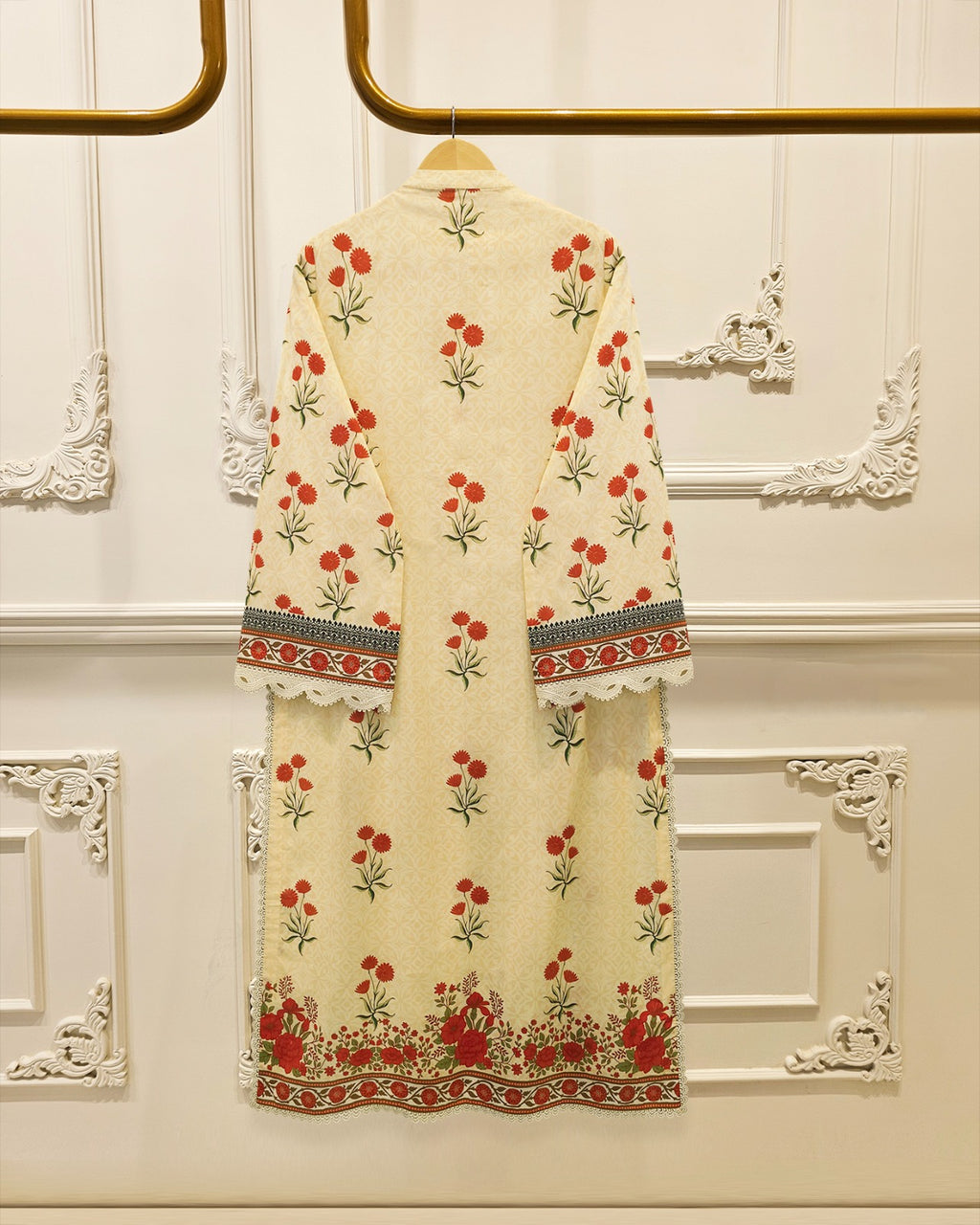 2 Piece - Digital printed Cambric Suit S115709