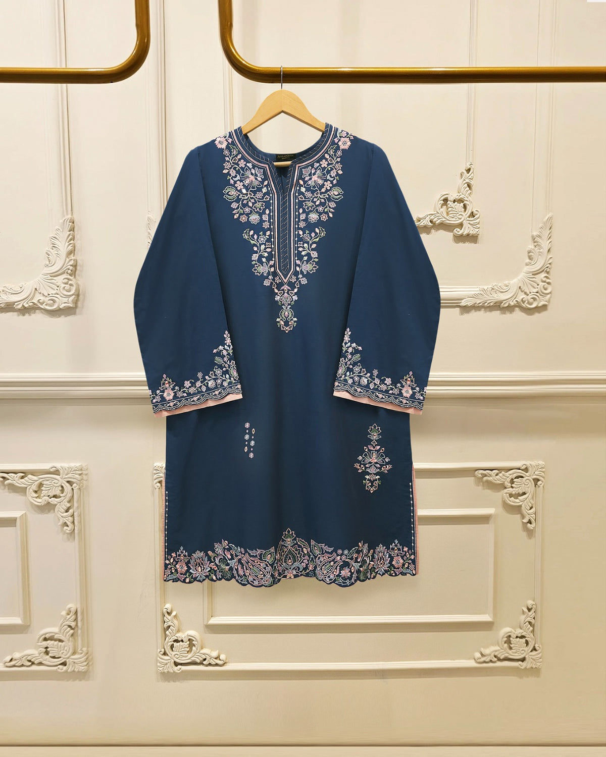 2 Piece - Embroidered Cambric Suit S115716 Main image