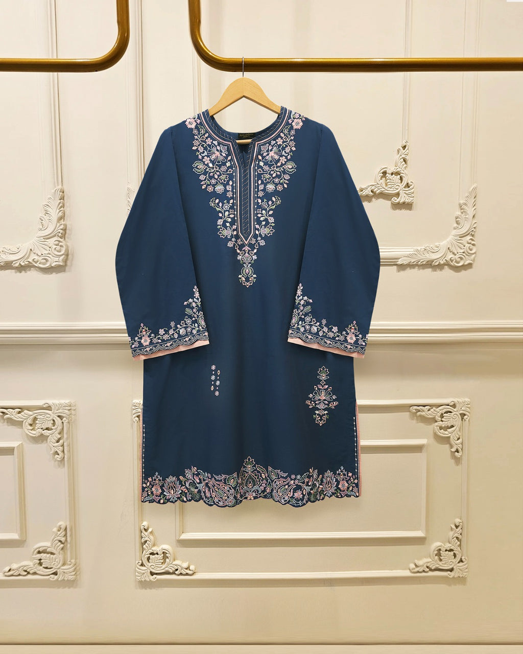 2 Piece - Embroidered Cambric Suit S115716