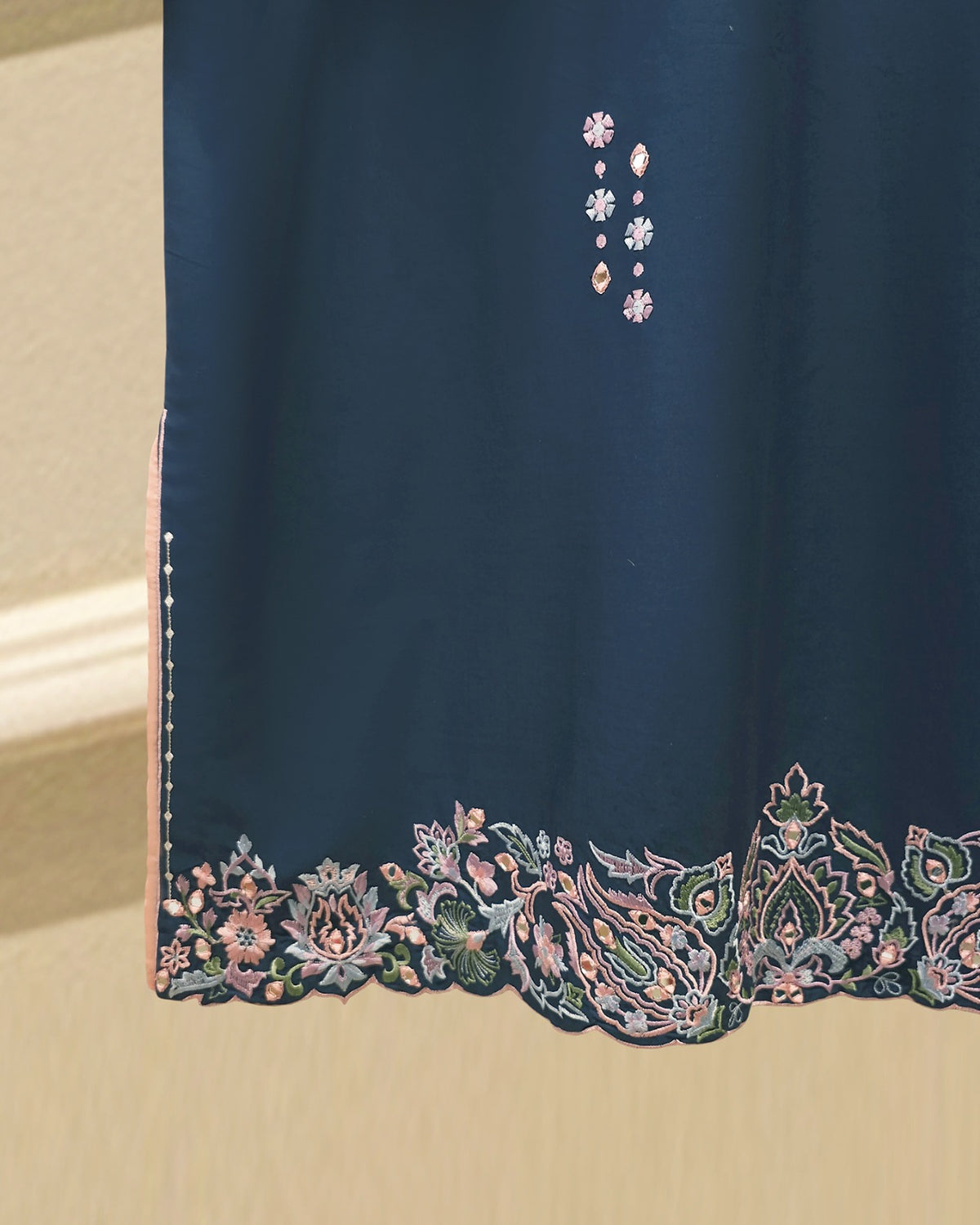 2 Piece - Embroidered Cambric Suit S115716