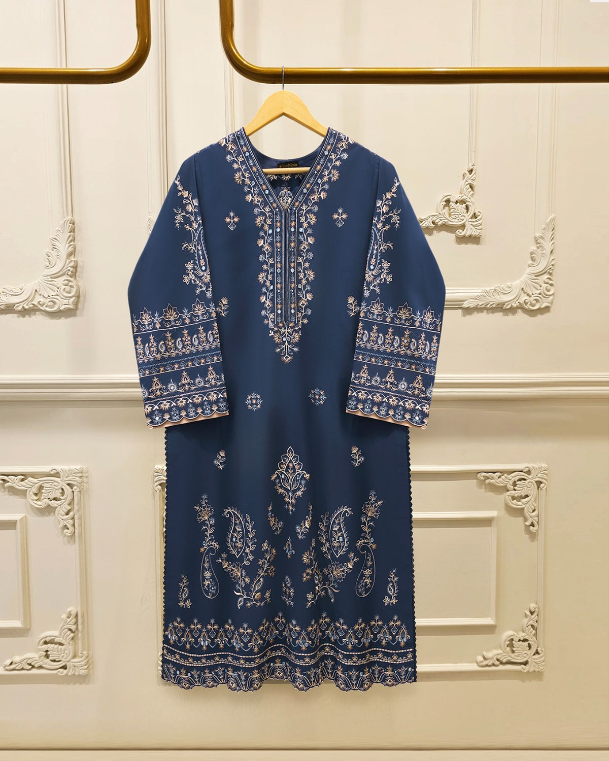 2 Piece - Embroidered Cambric Suit S115717