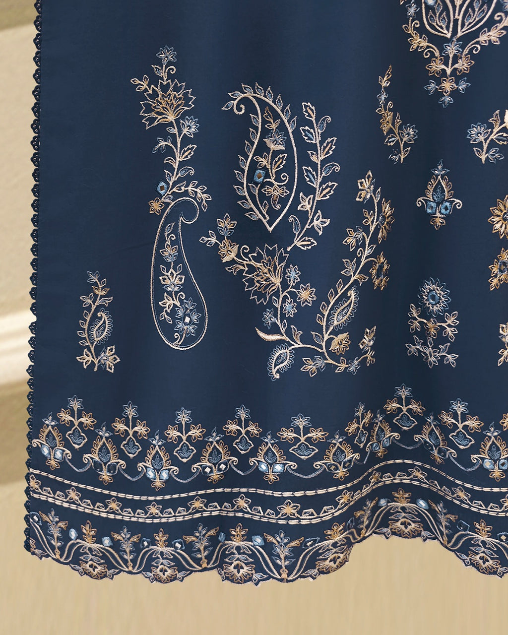 2 Piece - Embroidered Cambric Suit S115717