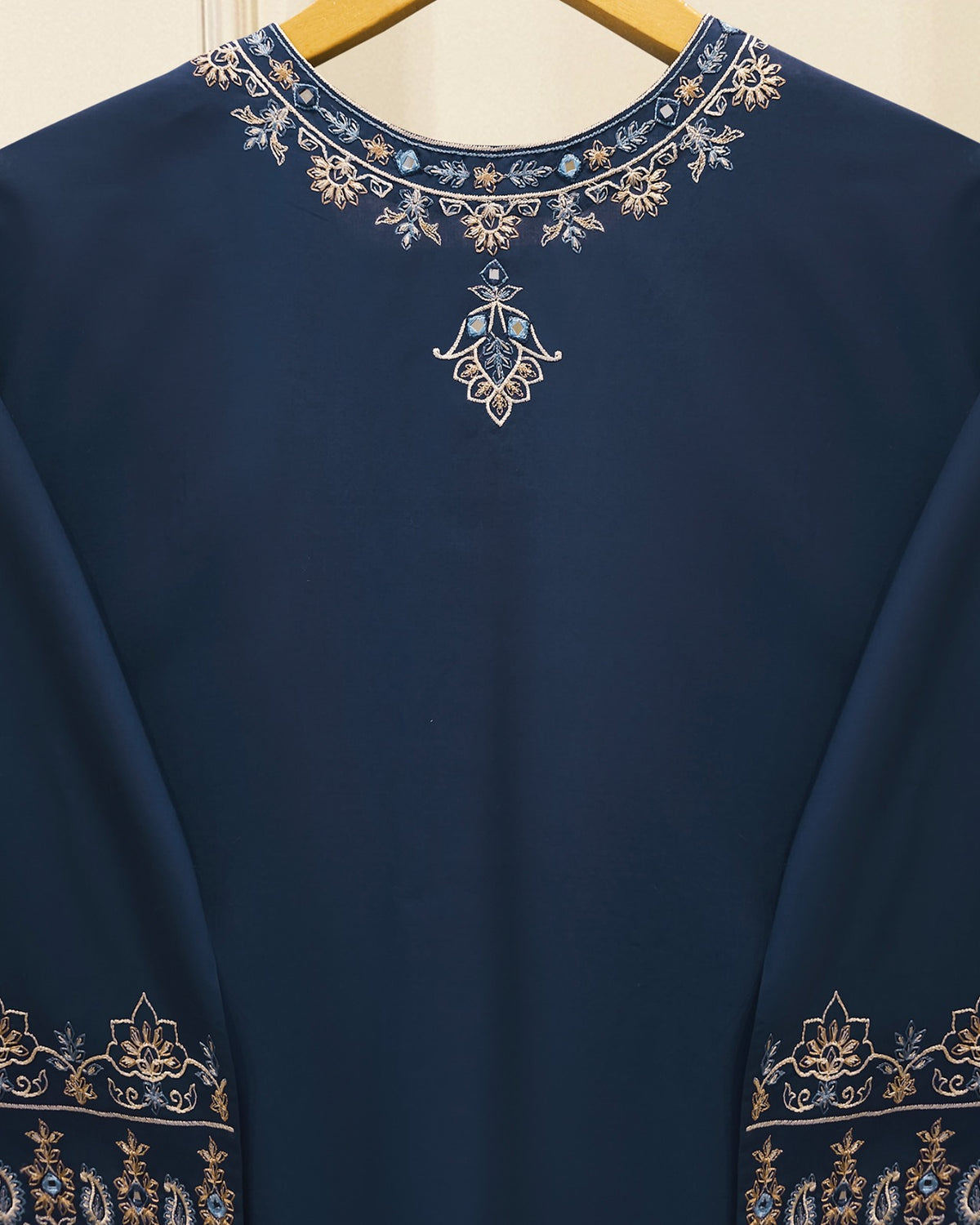 2 Piece - Embroidered Cambric Suit S115717