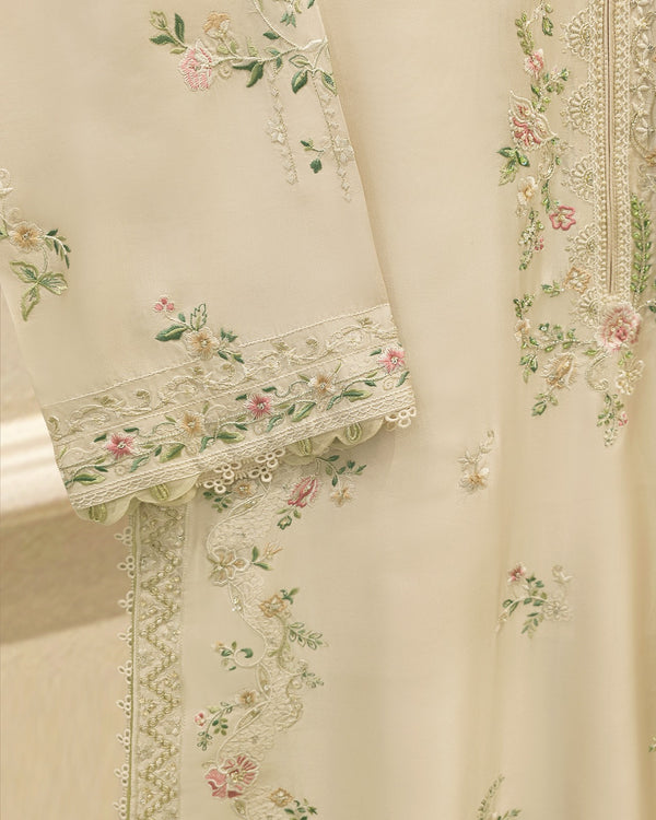 2 Piece- Pure Sheesha Silk Embroidered Suit S115714