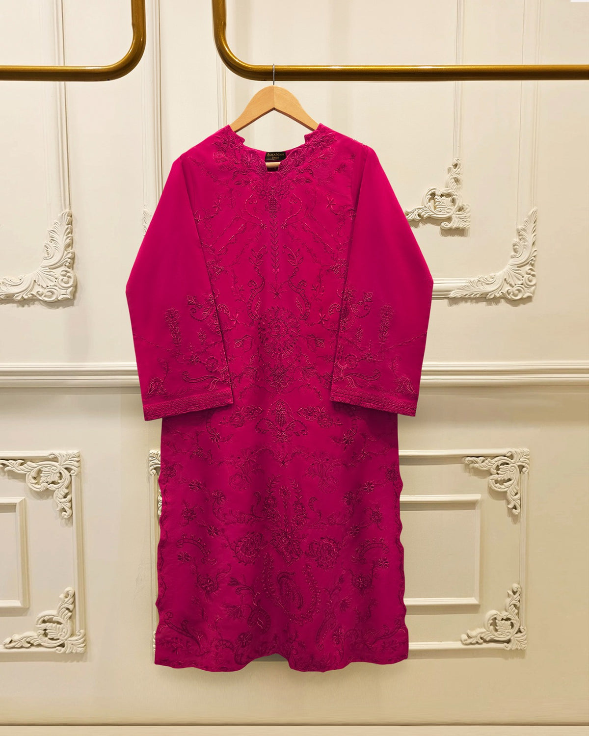 2 Piece - Embroidered Cambric Suit S115725 Main image