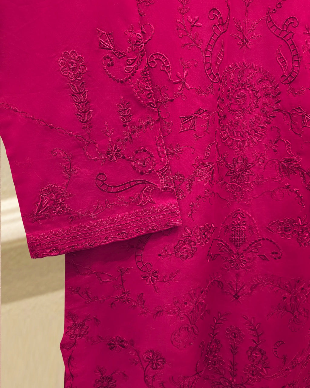 2 Piece - Embroidered Cambric Suit S115725