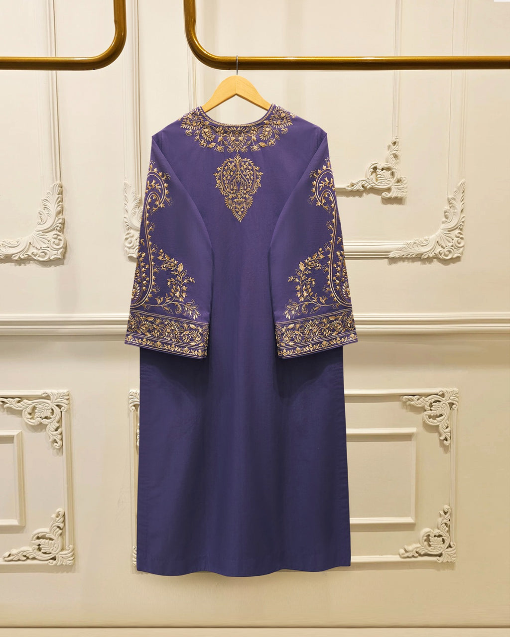 3 Piece - Embroidered Khaddar Suit S115732