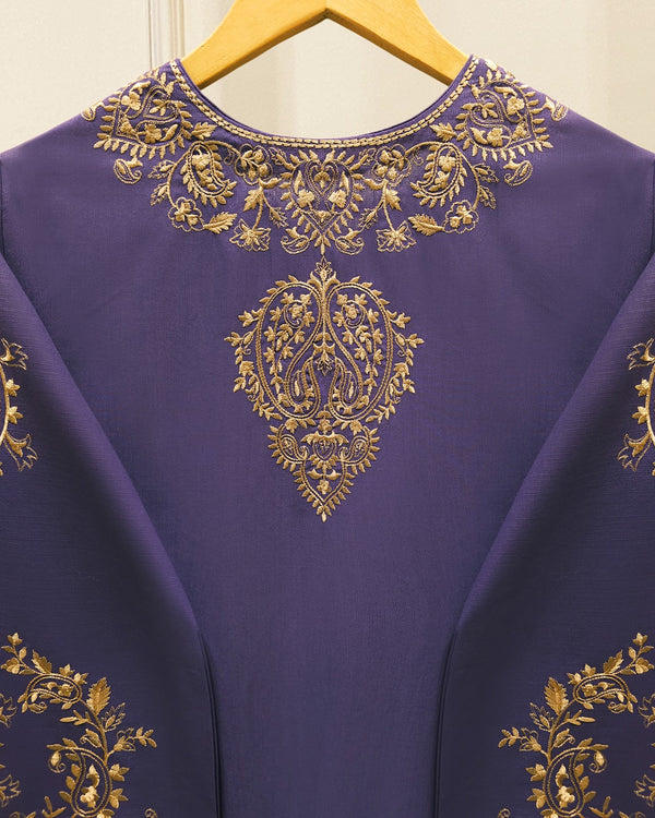 3 Piece - Embroidered Khaddar Suit S115732