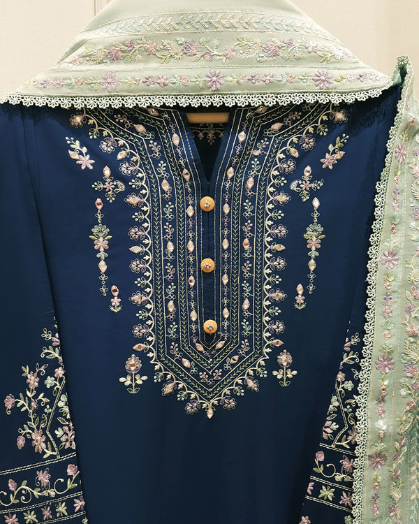 2 Piece - Embroidered Cambric Suit S115648