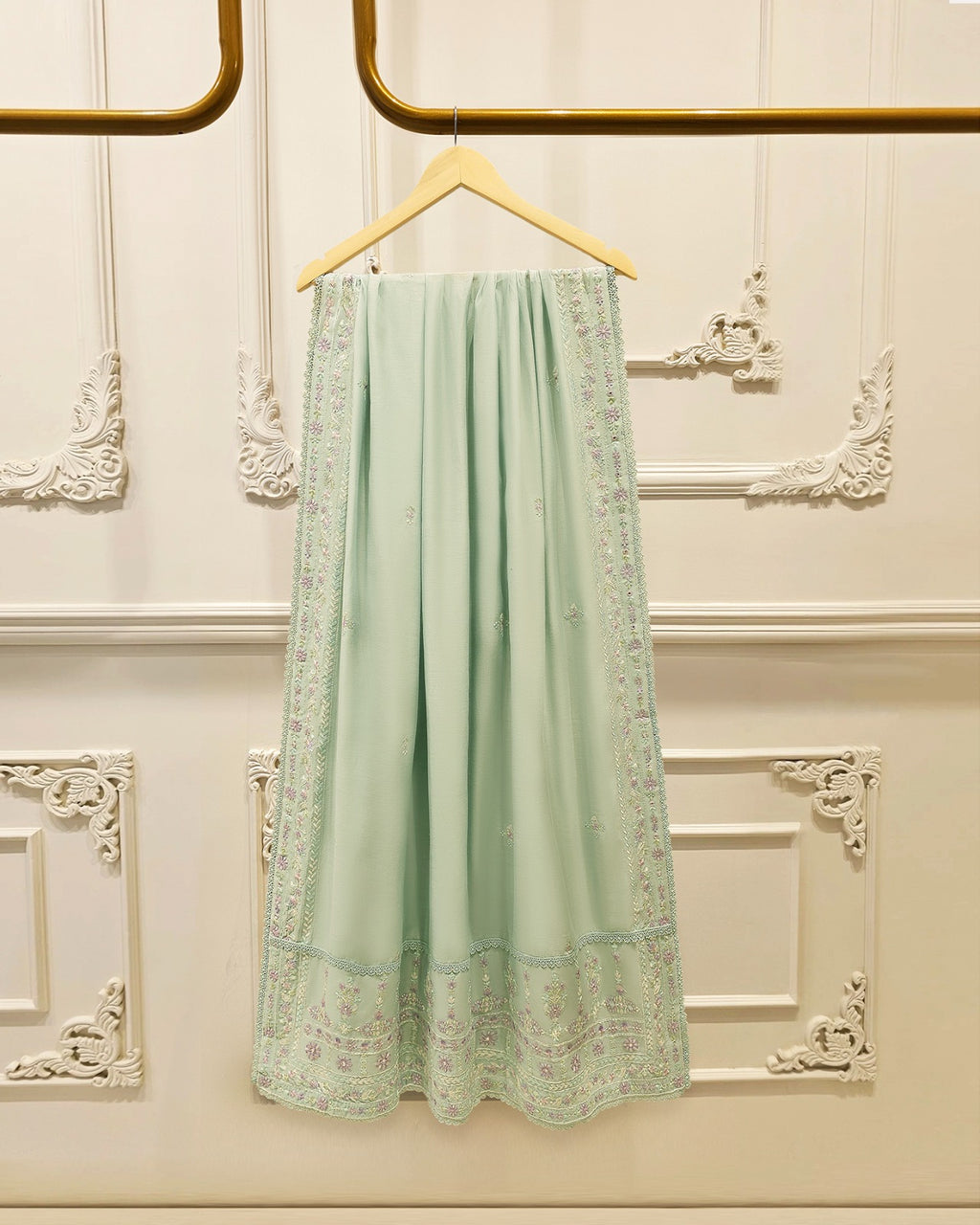 2 Piece - Embroidered Cambric Suit S115648