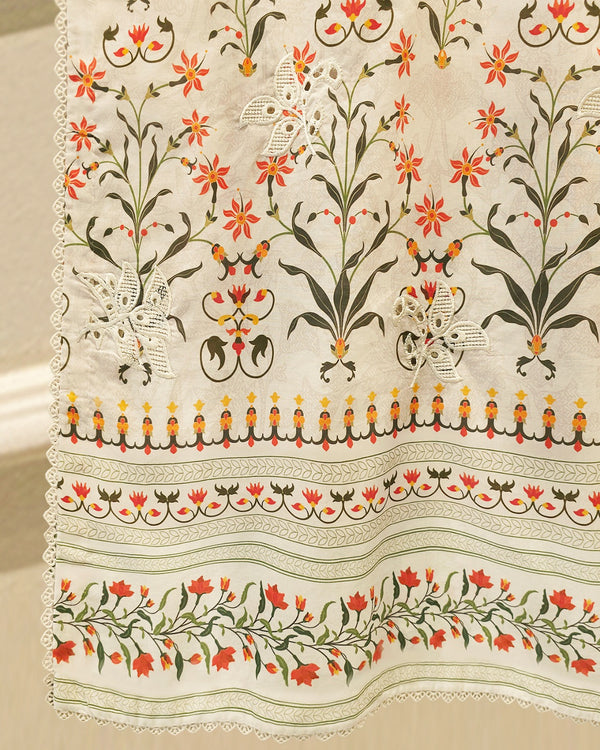 2 Piece - Embroidered Cambric Suit S115698