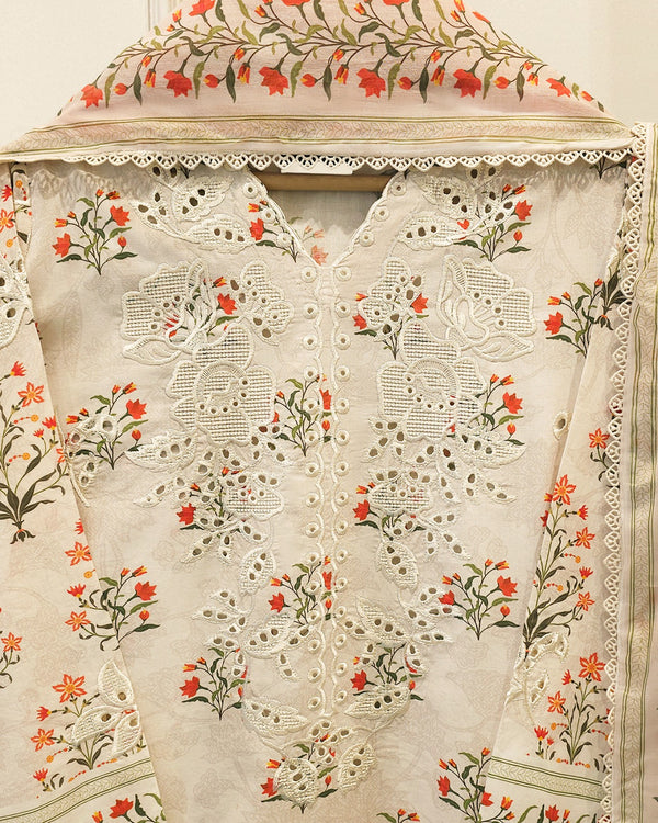 2 Piece - Embroidered Cambric Suit S115698