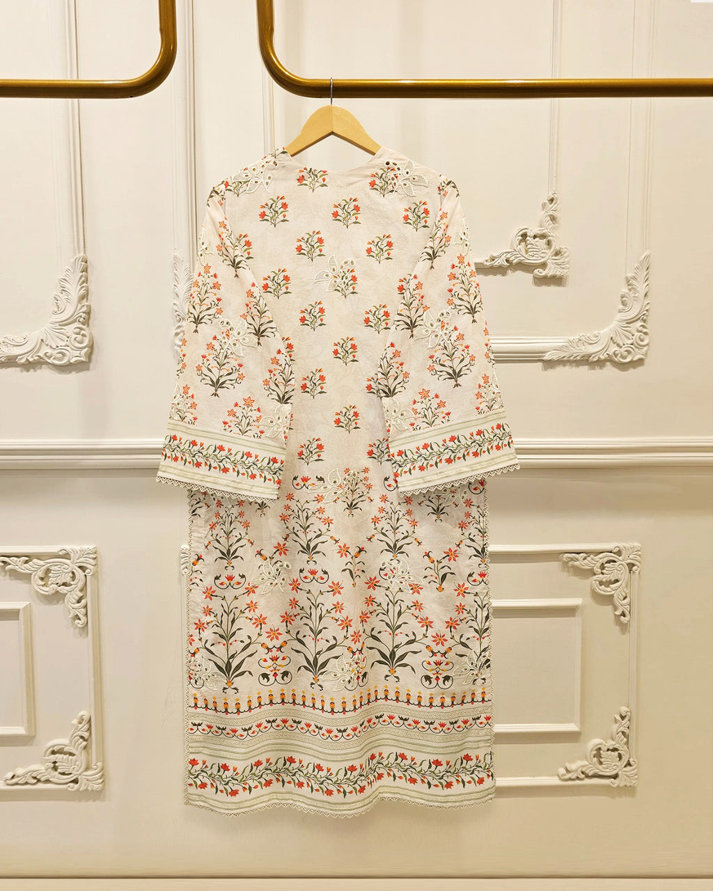 2 Piece - Embroidered Cambric Suit S115698