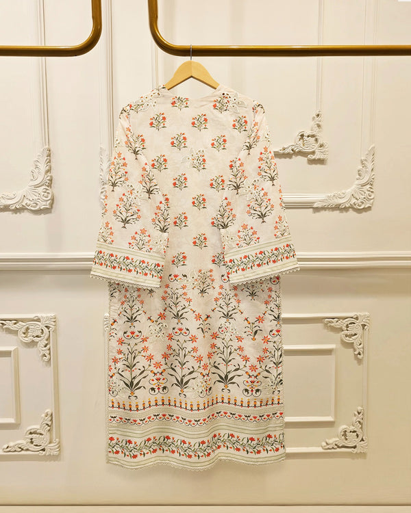 2 Piece - Embroidered Cambric Suit S115698