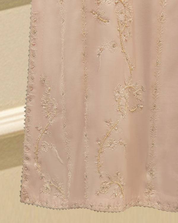 3 Piece - Pure Khaddi Silk Embroidered  Suit S115751