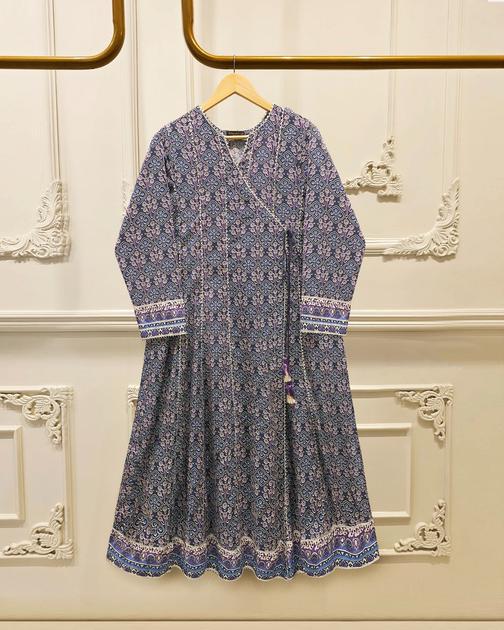 2 Piece - Digital printed Cambric Suit S115712