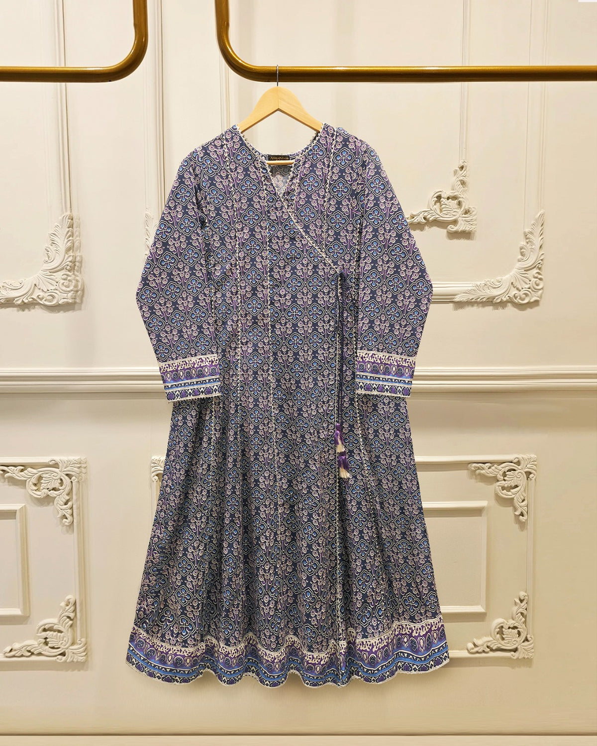 2 Piece - Digital printed Cambric Suit S115712