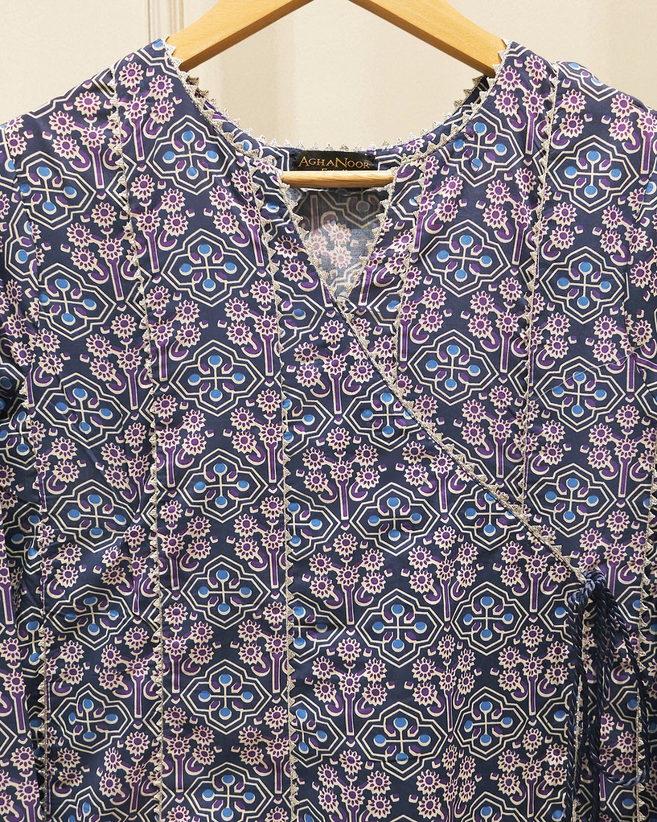 2 Piece - Digital printed Cambric Suit S115712 Secondary image