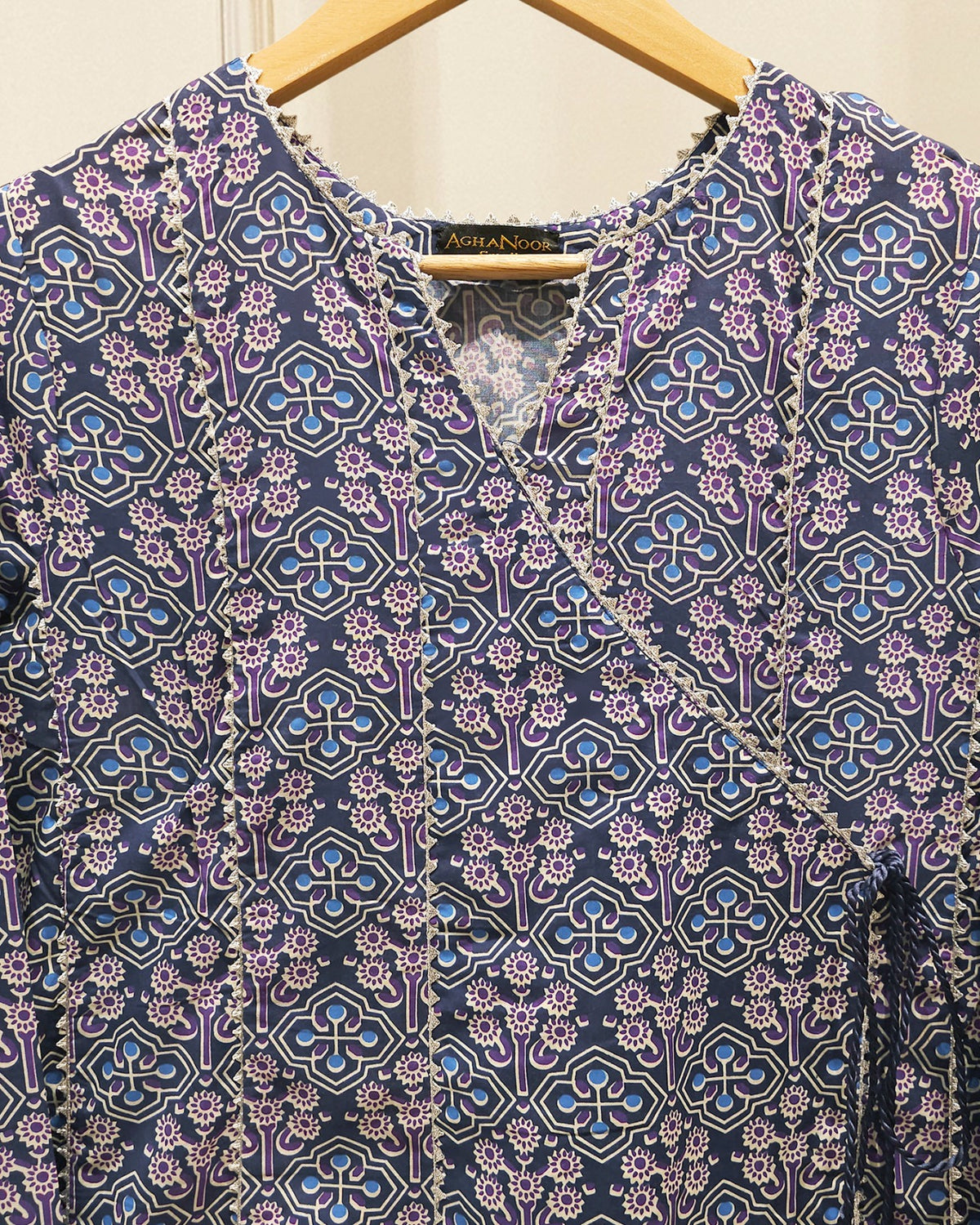 2 Piece - Digital printed Cambric Suit S115712