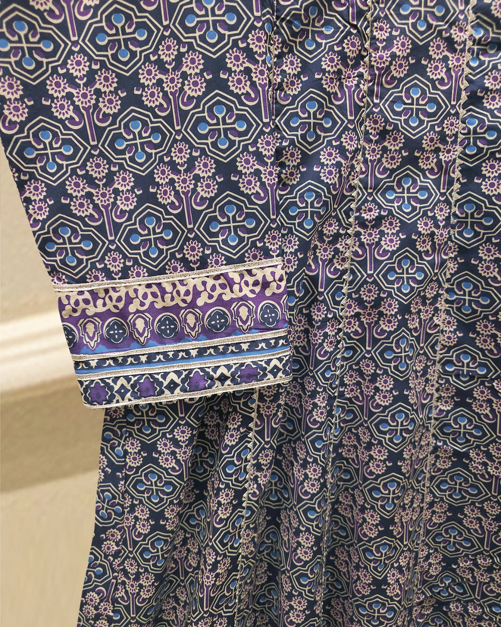 2 Piece - Digital printed Cambric Suit S115712