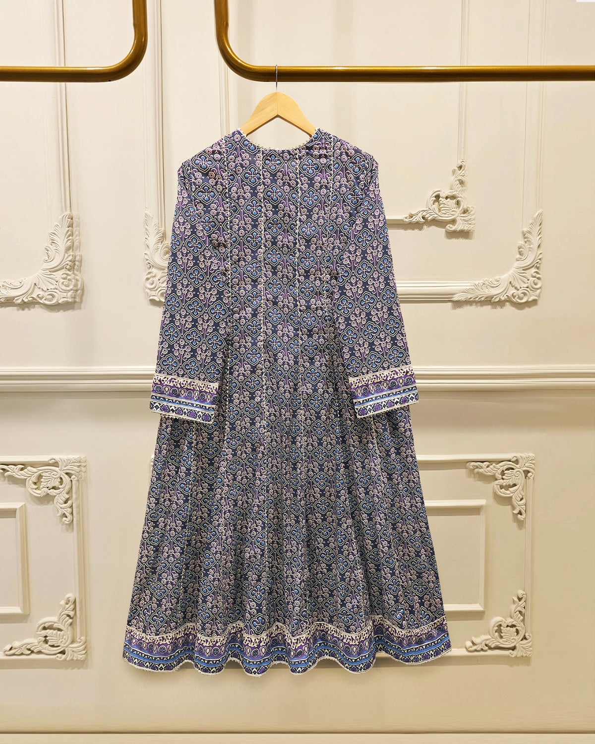2 Piece - Digital printed Cambric Suit S115712