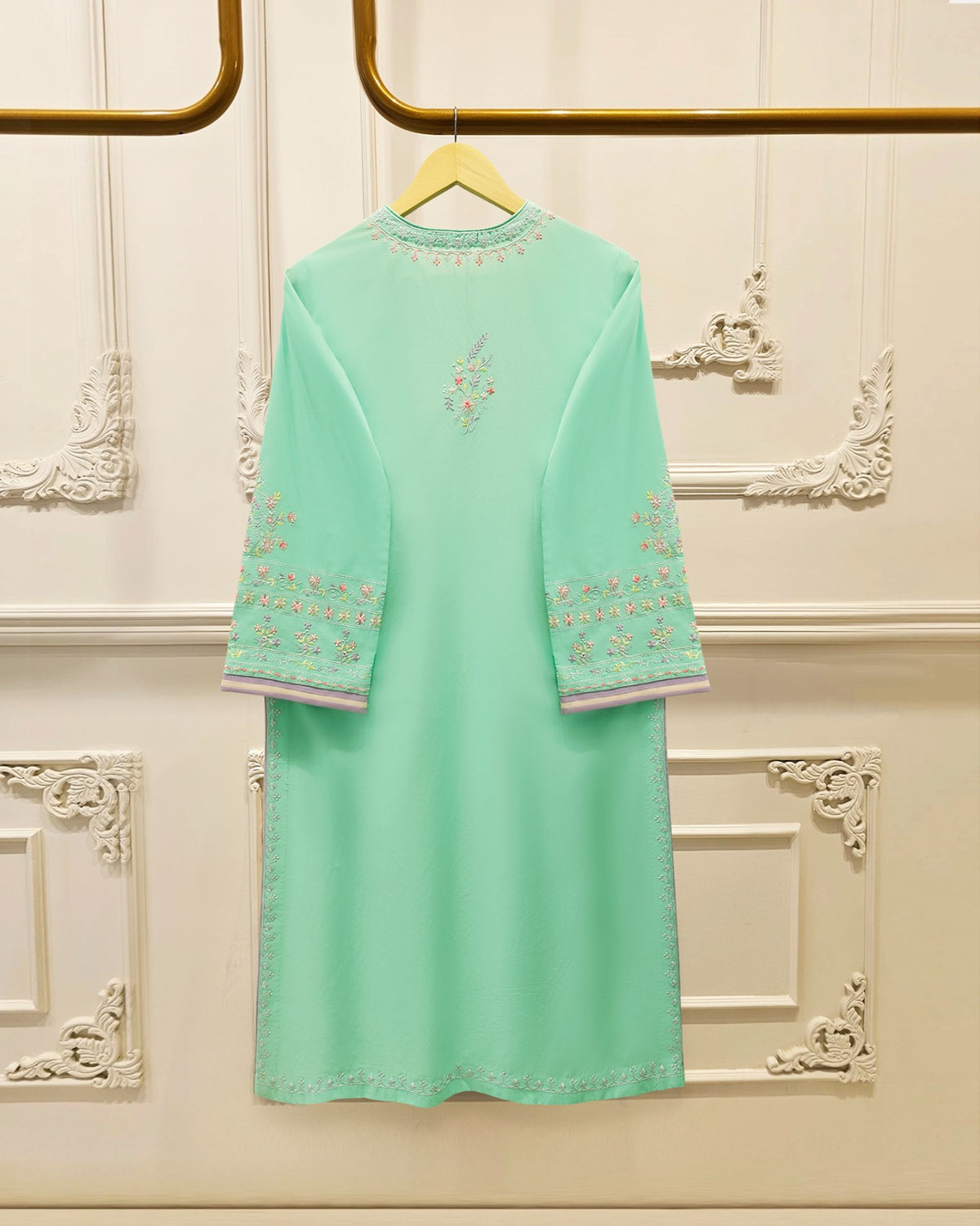 2 Piece - Embroidered Cambric Suit S115728