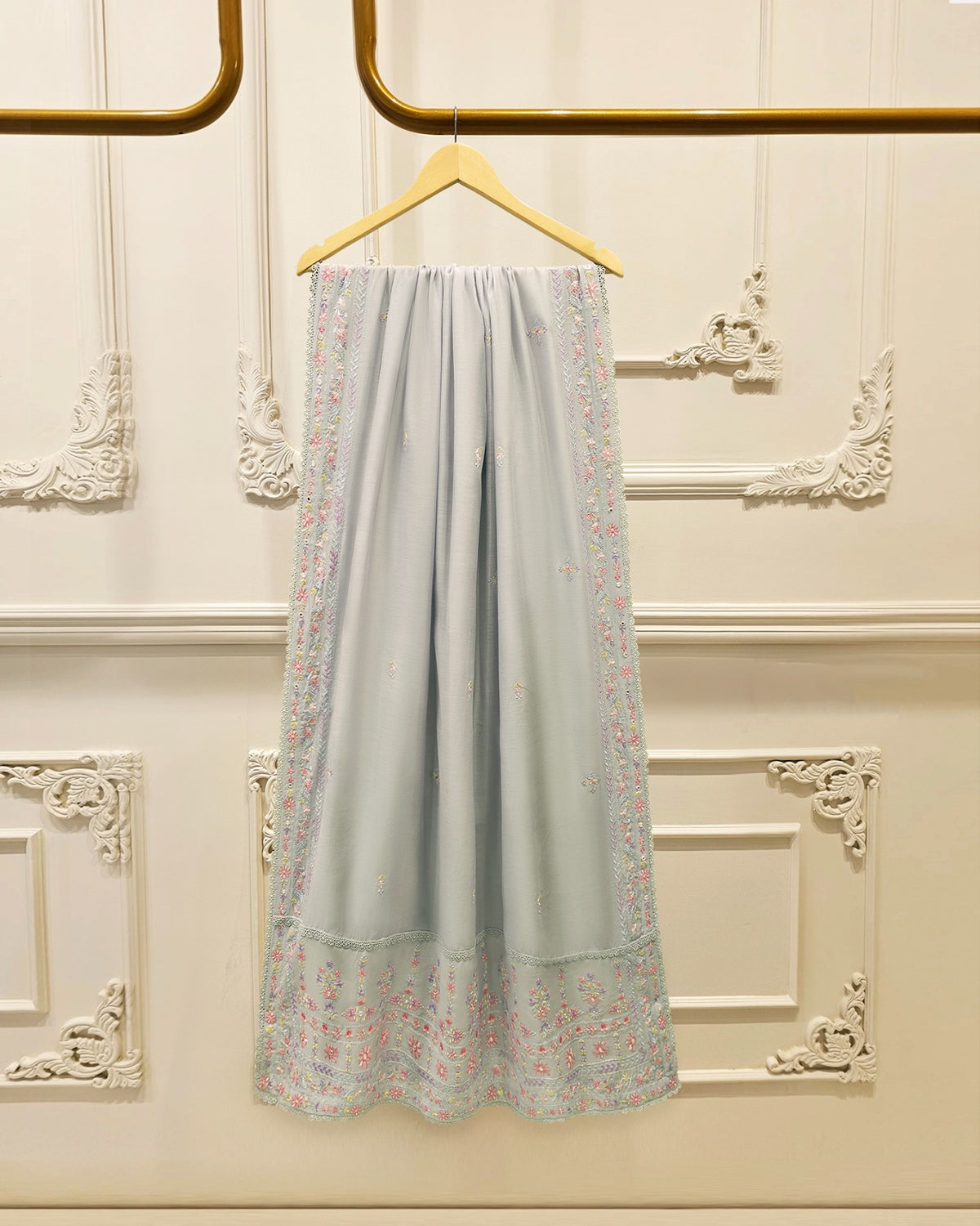 2 Piece - Embroidered Cambric Suit S115728