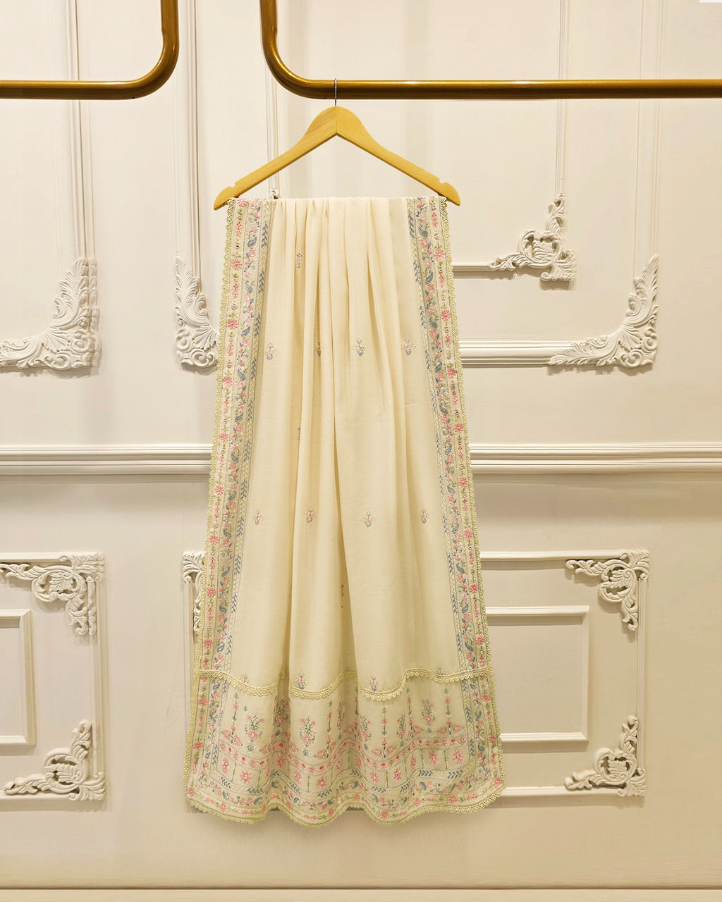 2 Piece - Embroidered Cambric Suit S115727