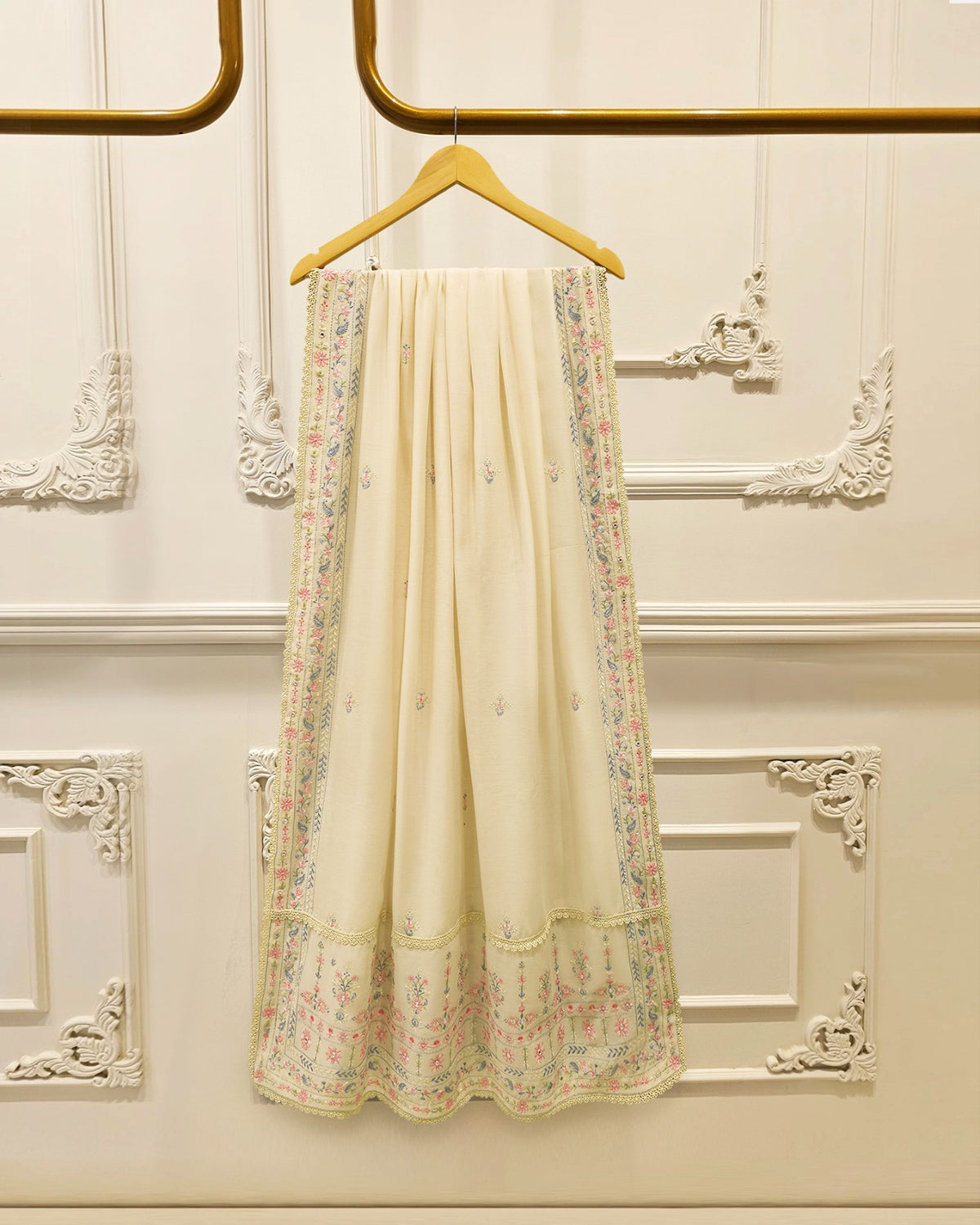 2 Piece - Embroidered Cambric Suit S115727
