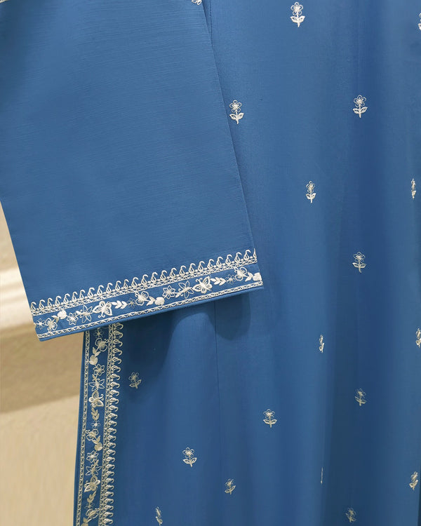 3 Piece - Embroidered Khaddar Suit S115736