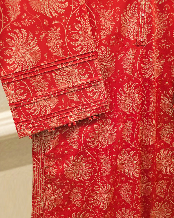 2 Piece - Digital printed Lawn Suit S115726