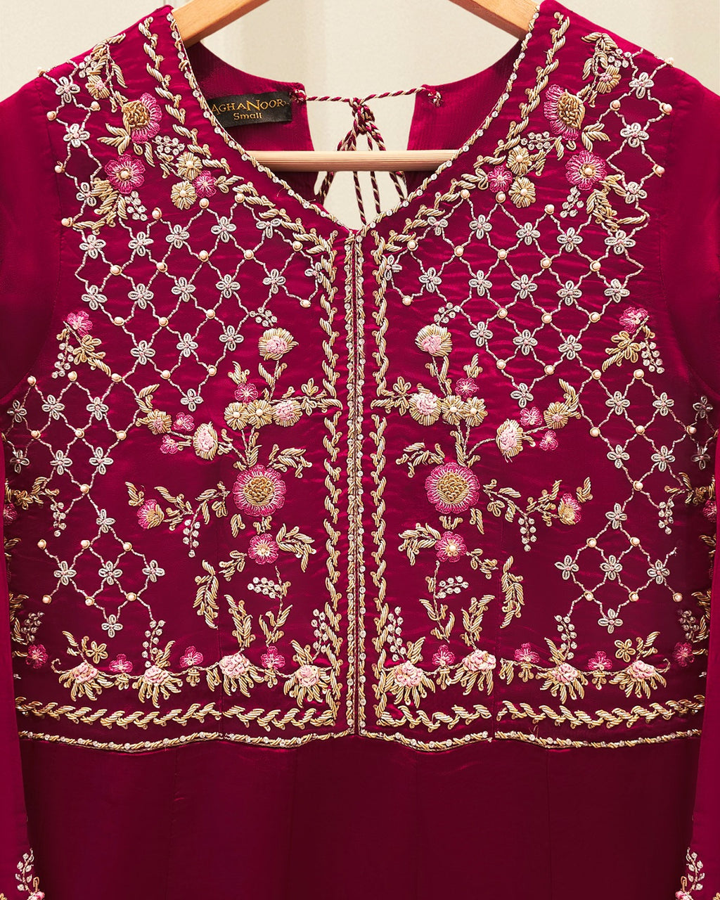 2 Piece- Pure Sheesha Silk Embroidered Suit S115738