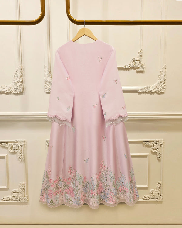 2 Piece- Pure Sheesha Silk Embroidered Suit S115759