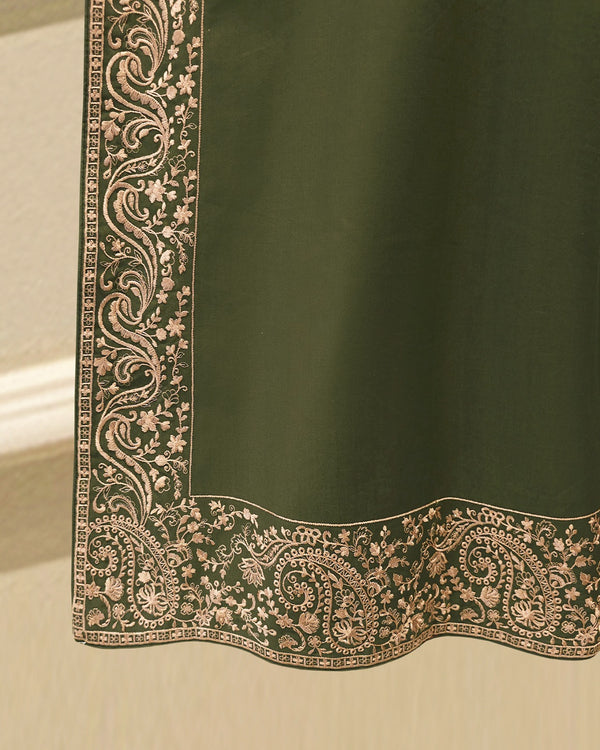 3 Piece - Embroidered Khaddar Suit S115744
