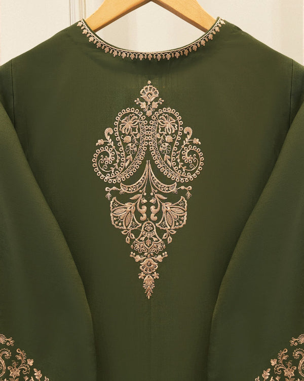 3 Piece - Embroidered Khaddar Suit S115744