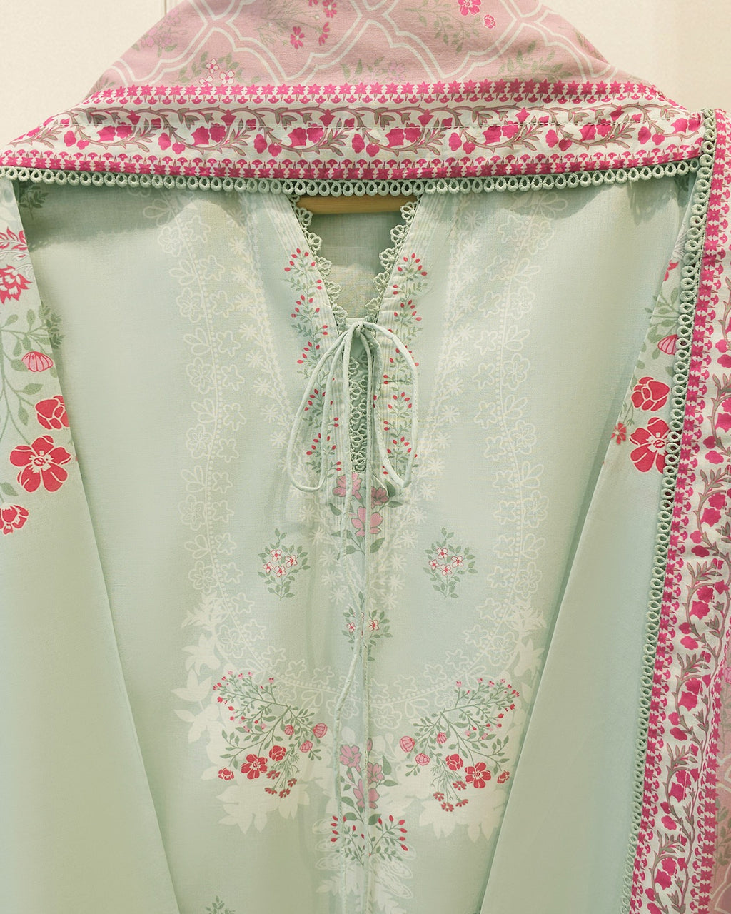 2 Piece - Digital Printed Cambric Suit S115729