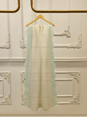 3 Piece - Pure Organza Embroidered Suit S111963