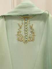 3 Piece - Pure Embroidered Cotton Net Suit S111958